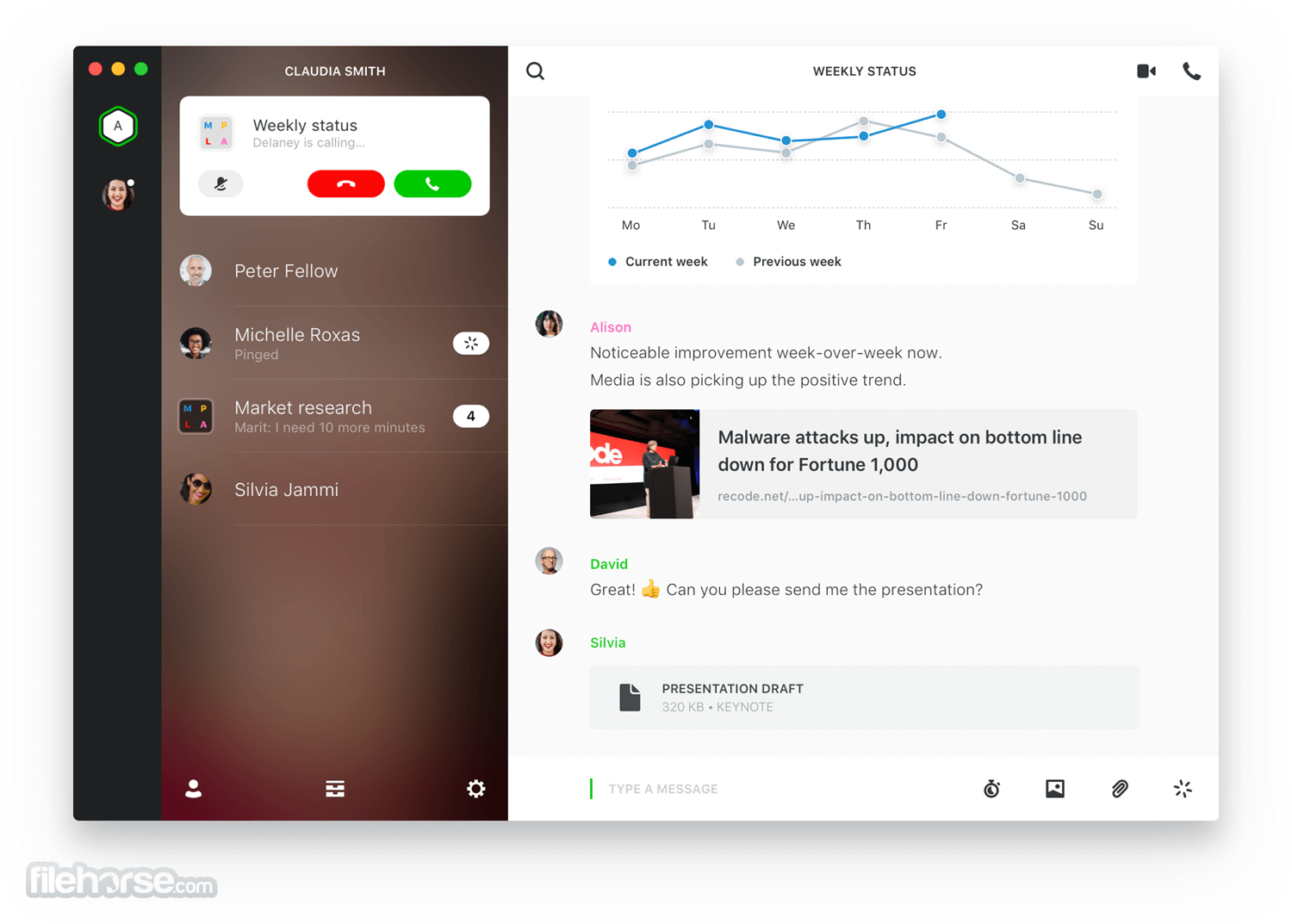 line chat download for mac
